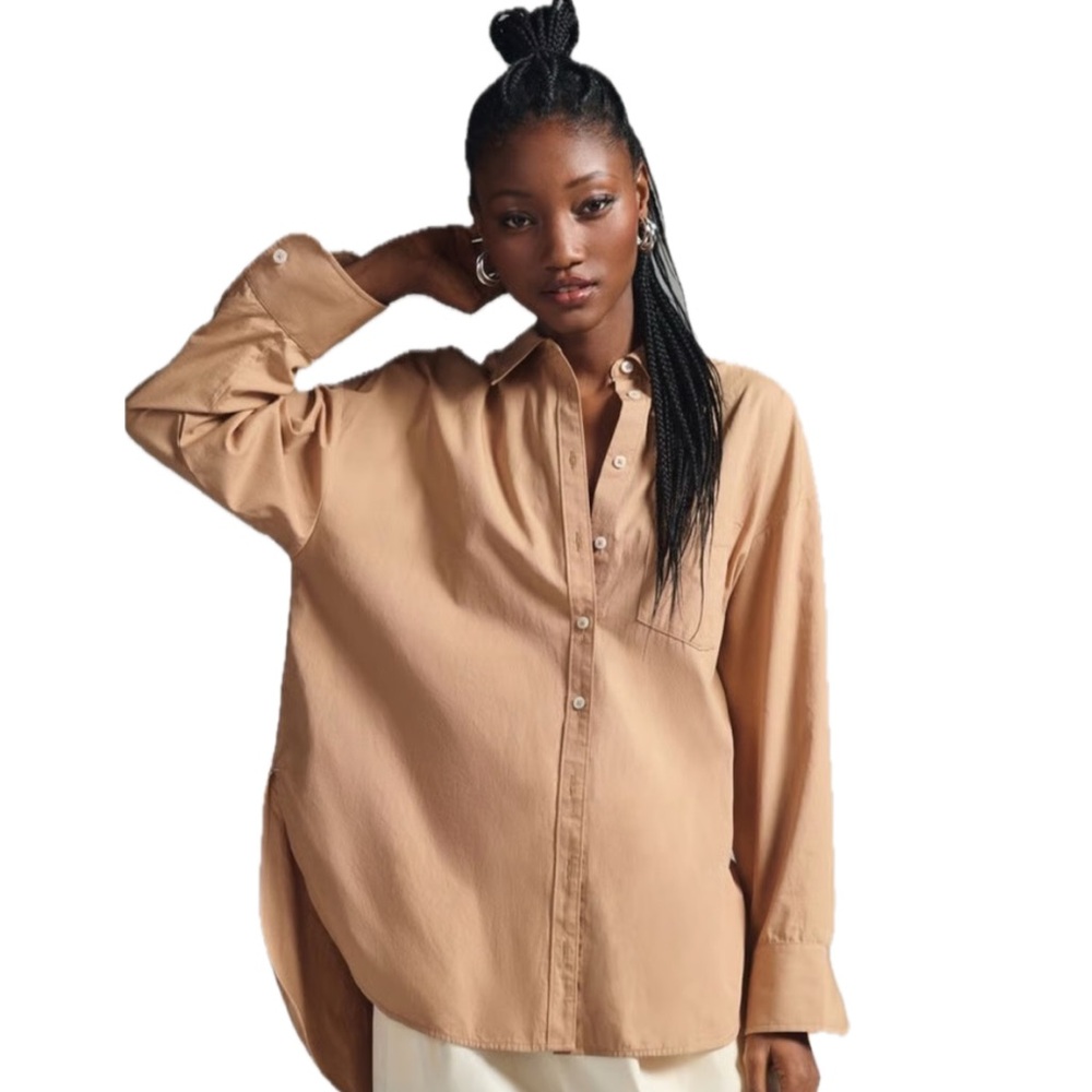 Anthropologie Maeve Bennet Button Down Shirt